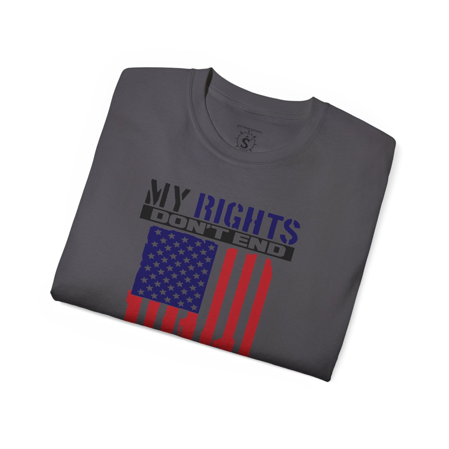 Tee - My Rights Don't End Where Your Feelings Begin - Unisex Cotton Shirt