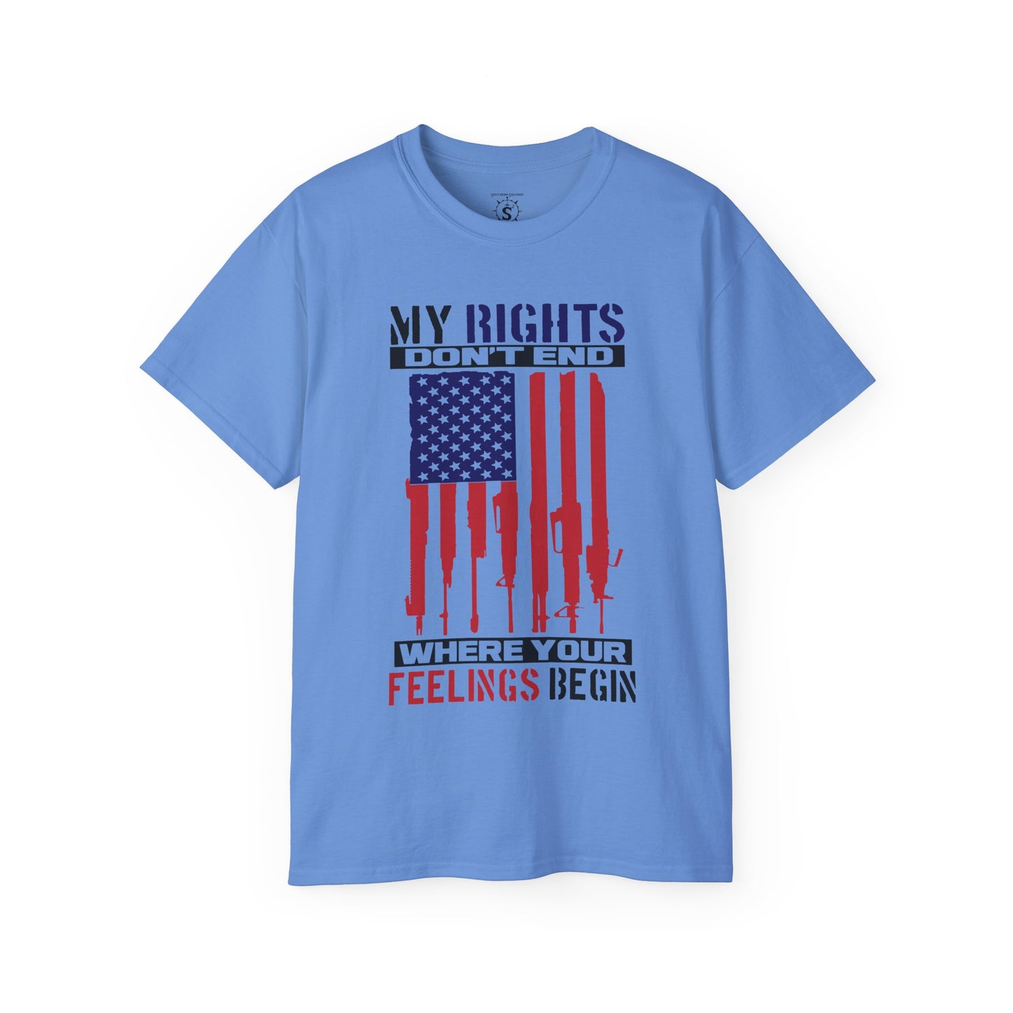 Tee - My Rights Don't End Where Your Feelings Begin - Unisex Cotton Shirt