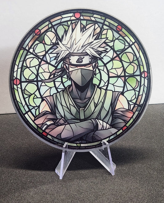 Glass Beverage Coaster (Naruto, Anime, Kakashi)