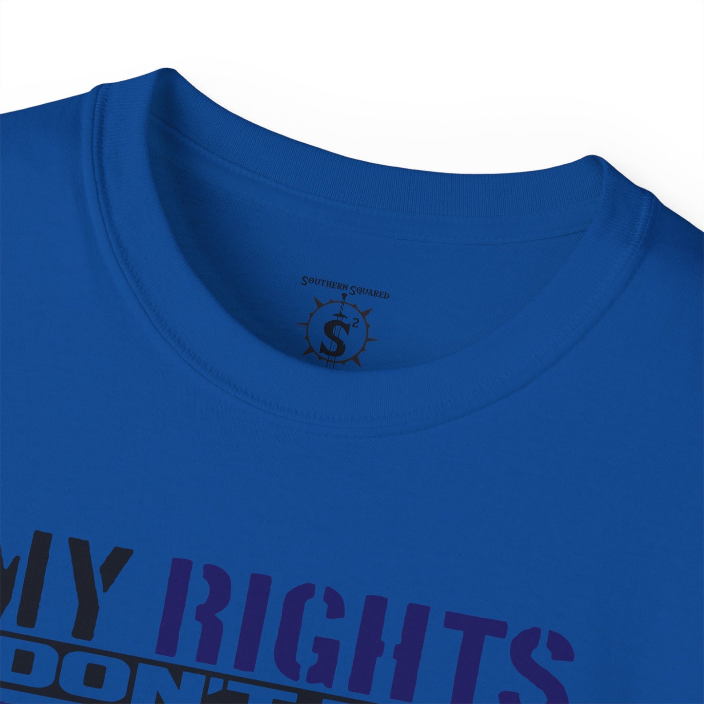 Tee - My Rights Don't End Where Your Feelings Begin - Unisex Cotton Shirt