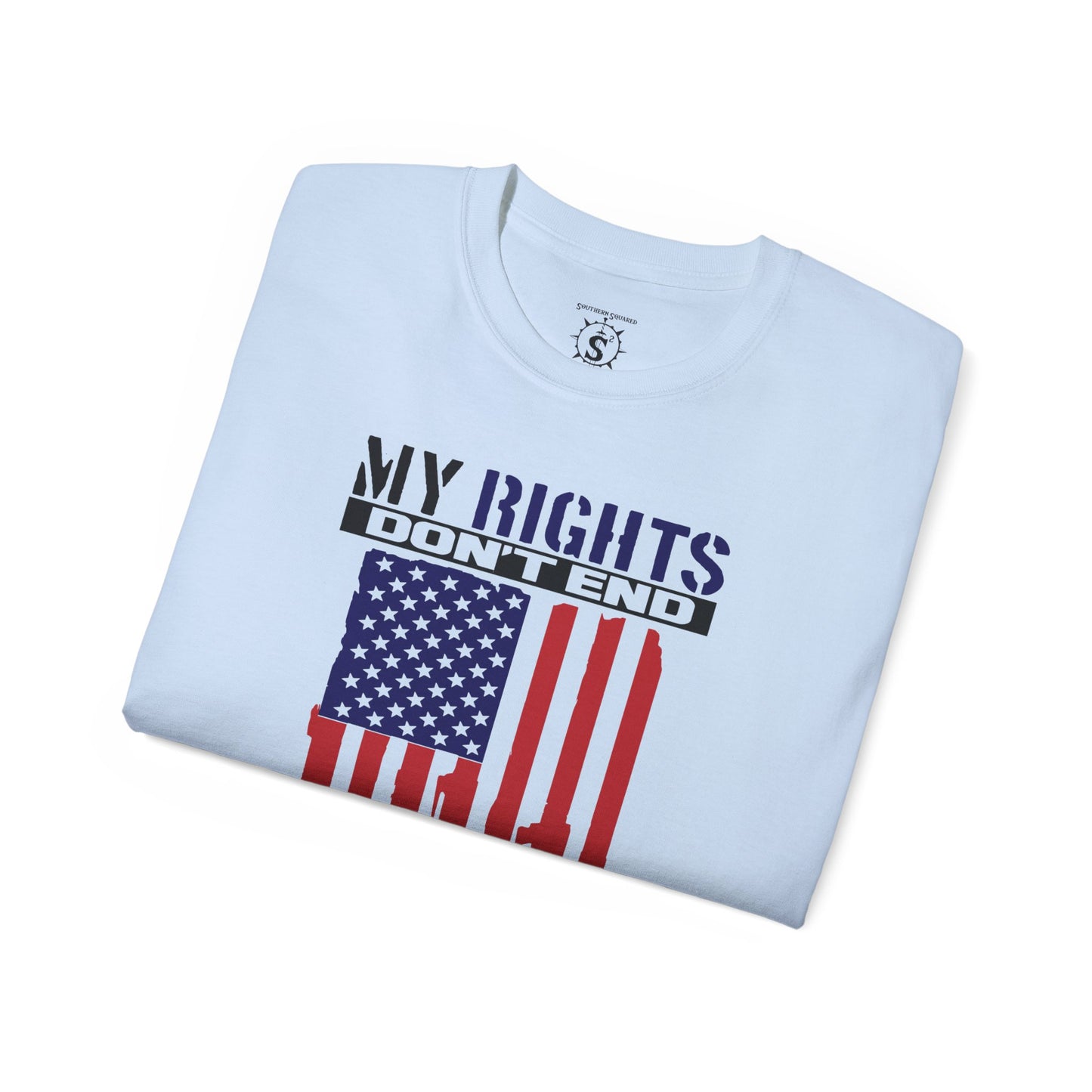 Tee - My Rights Don't End Where Your Feelings Begin - Unisex Cotton Shirt