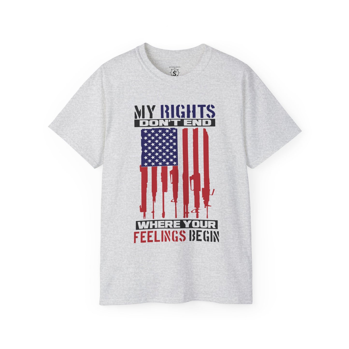 Tee - My Rights Don't End Where Your Feelings Begin - Unisex Cotton Shirt