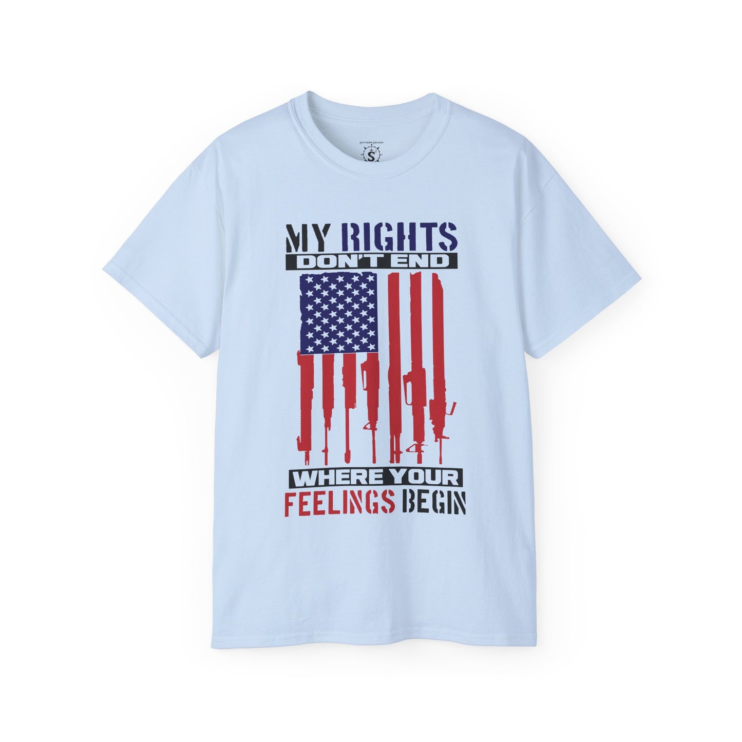 Tee - My Rights Don't End Where Your Feelings Begin - Unisex Cotton Shirt