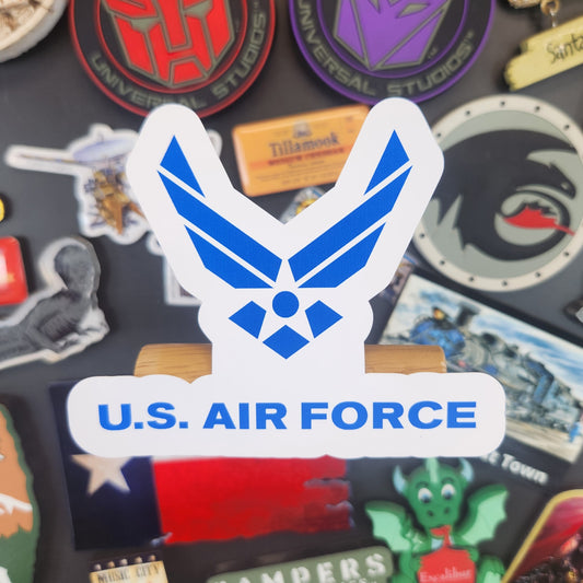 Sticker: Patriotic (U.S. Airforce Logo Sticker V2, Military Sticker)