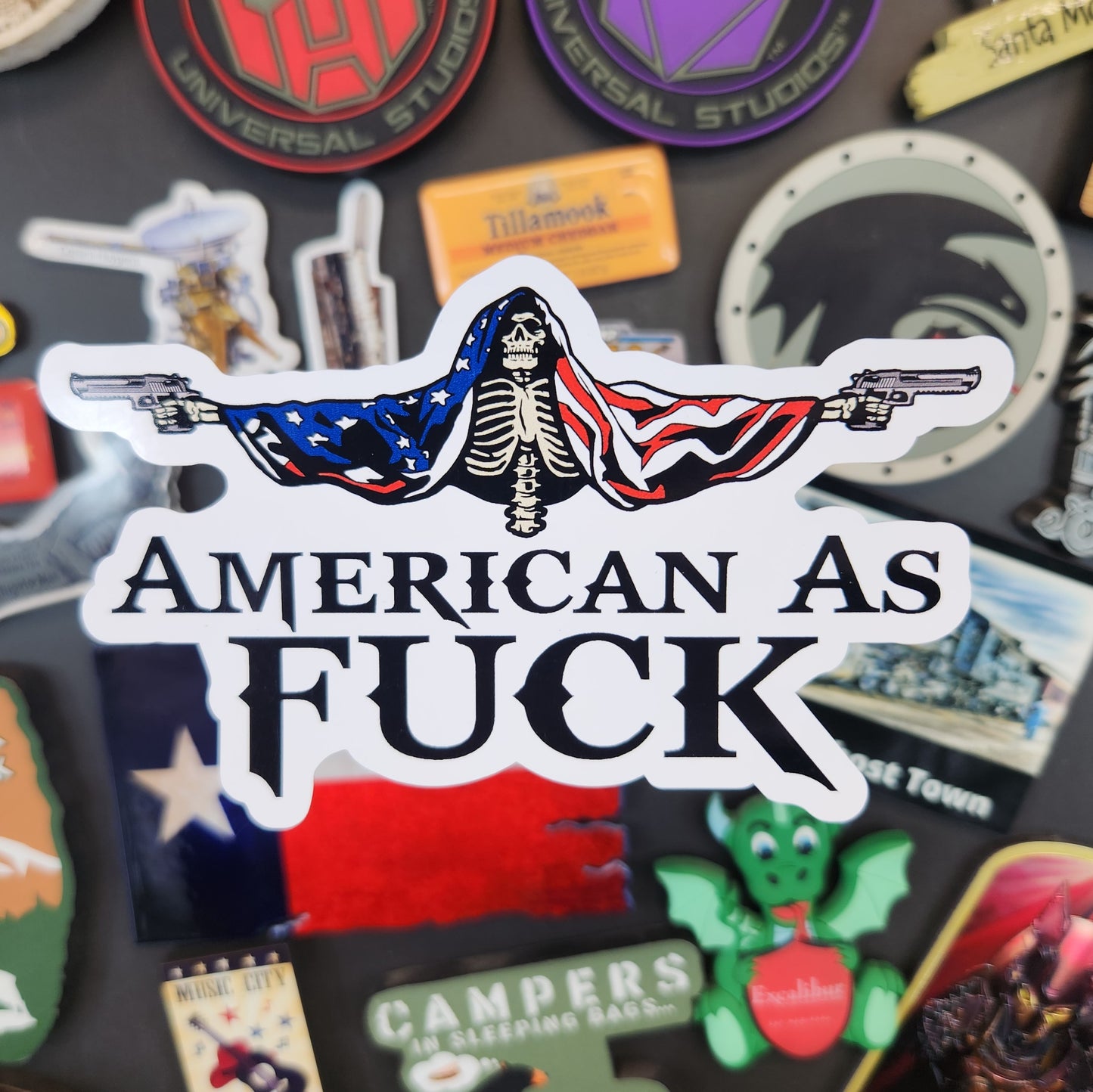 Sticker: Patriotic (American as Fuck Sticker)