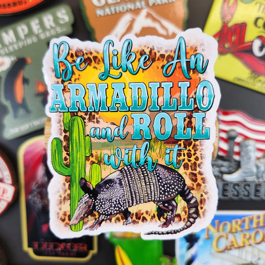 Sticker: Adorable (Be Like an Armadillo)
