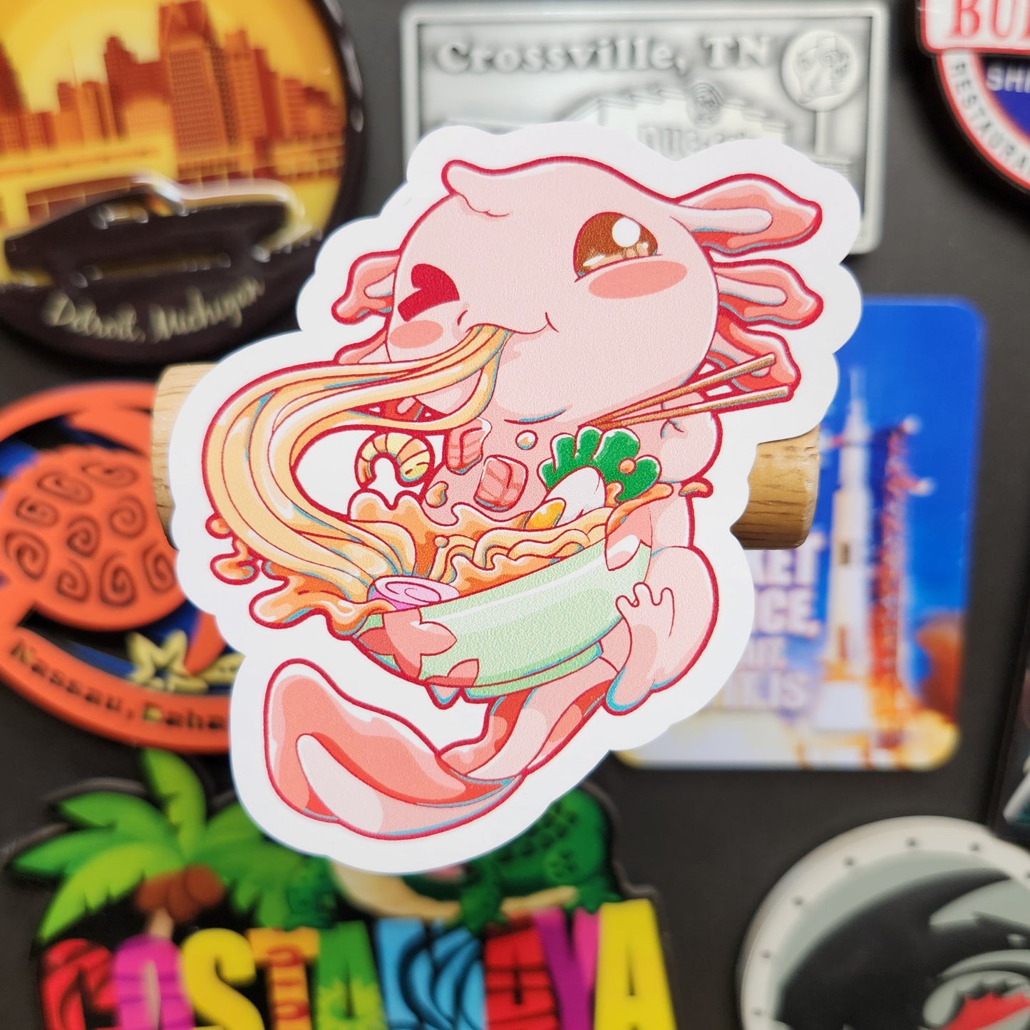 Sticker: Adorable (Ramen Axolotl V4)