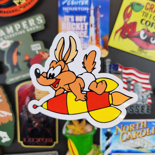 Sticker: Adorable (Wiley Coyote)