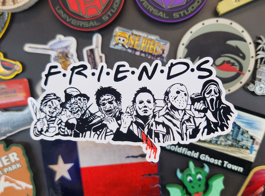 Sticker: Random Coolness (Friends Sticker, Horror Villains Sticker)