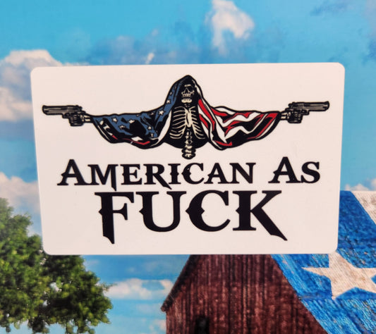 Magnet: Patriotic (American as fuck)