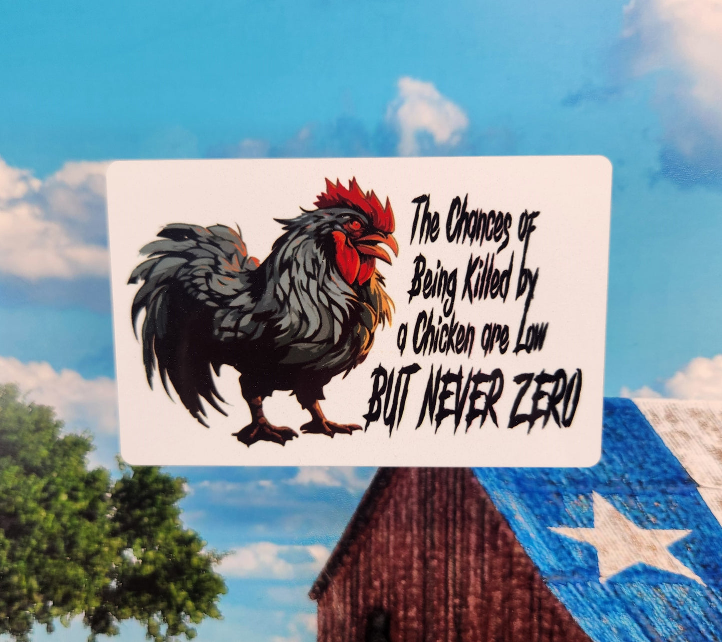 Magnets: Farm and Homestead (Chicken Magnet, Never Zero)