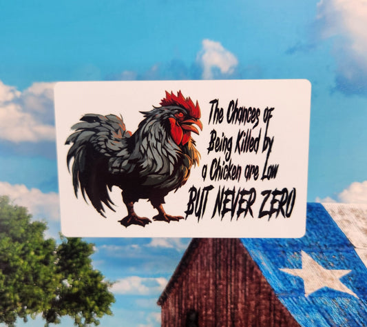 Magnets: Farm and Homestead (Chicken Magnet, Never Zero)