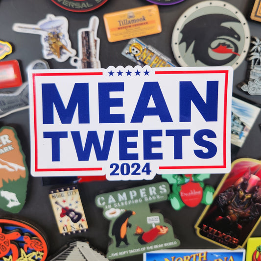 Sticker: Patriotic (Tump Sticker, Mean Tweets 2024)