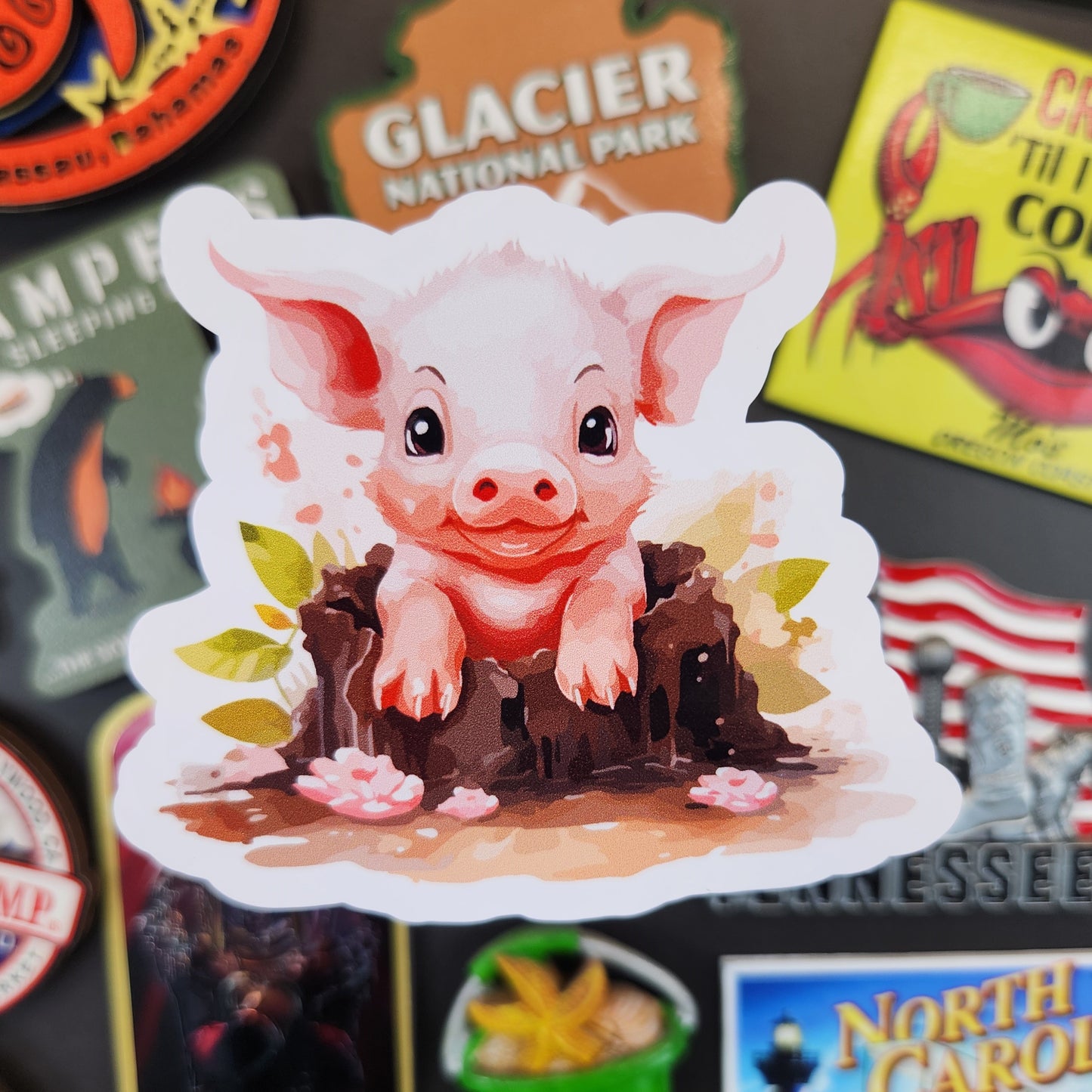 Sticker: Adorable (Baby Pig)