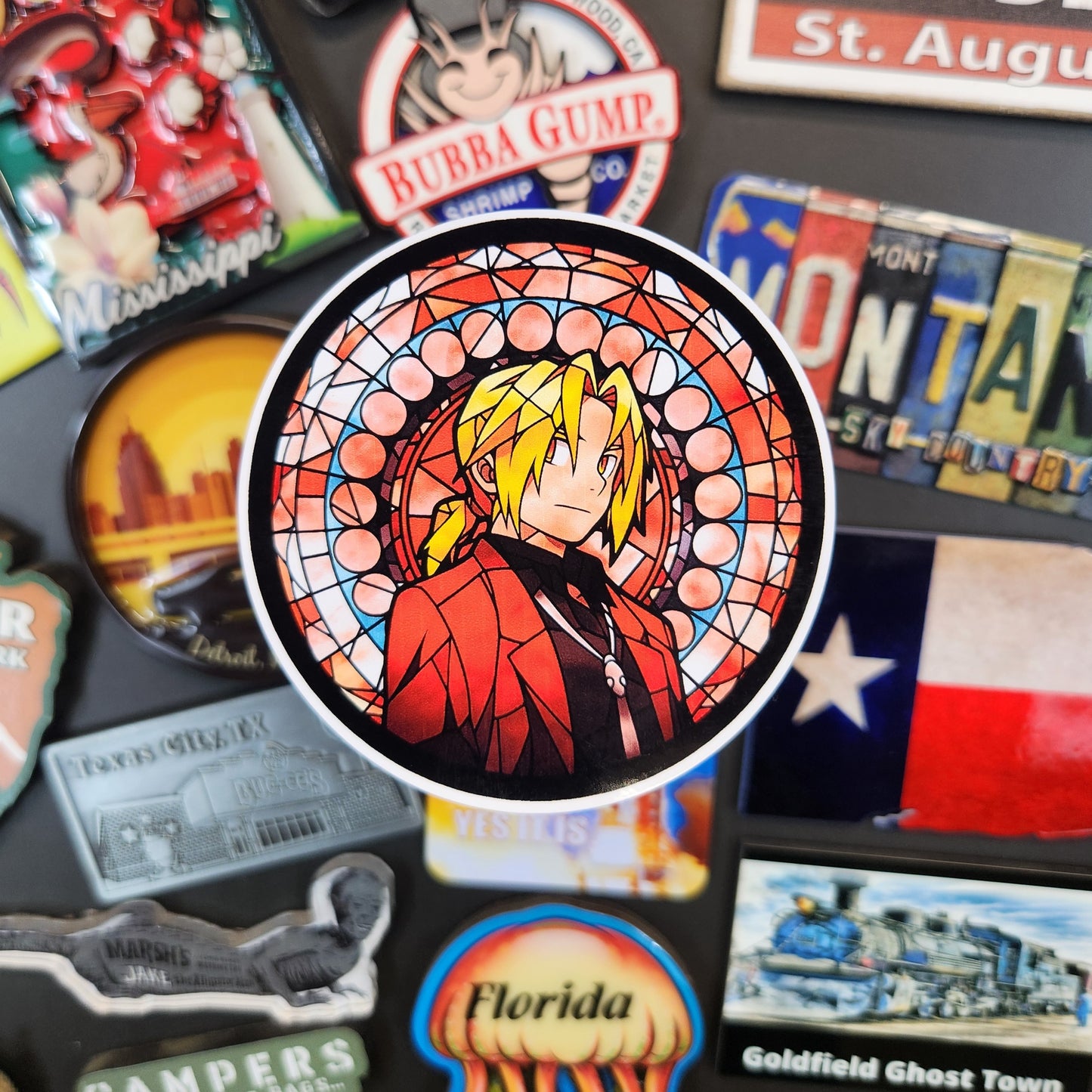 Sticker: Mosaic Anime (Full Metal Alchemist, Edward Elric)