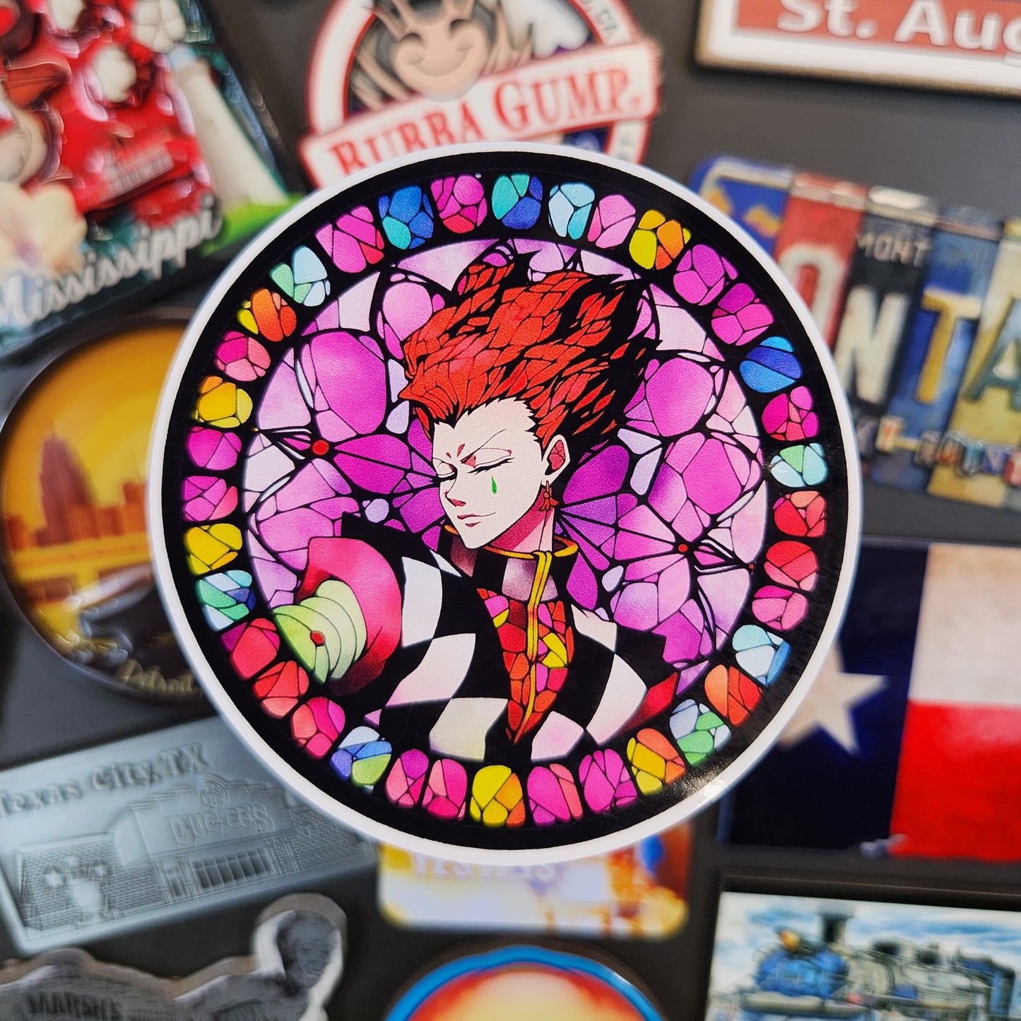 Sticker: Mosaic Anime (Hunter x Hunter, Hisoka)