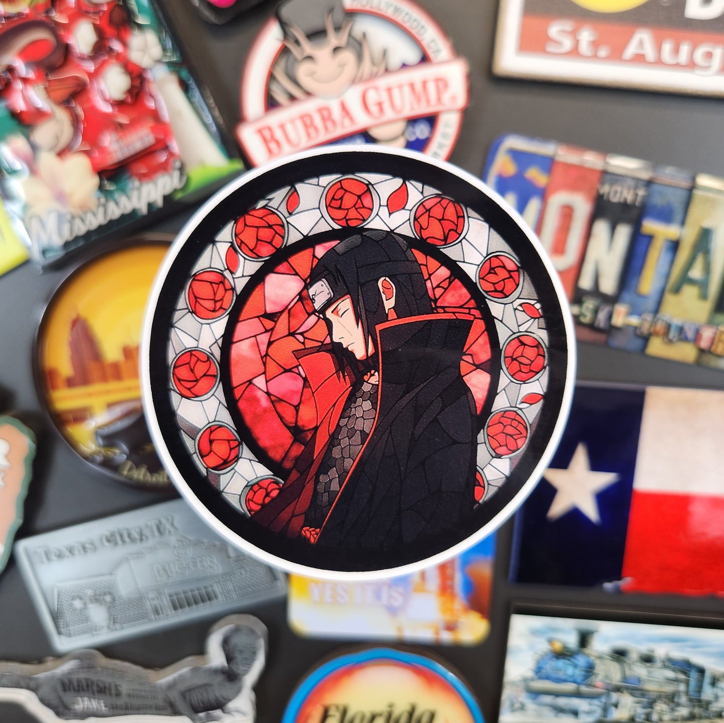 Sticker: Mosaic Anime (Naruto, Itachi)