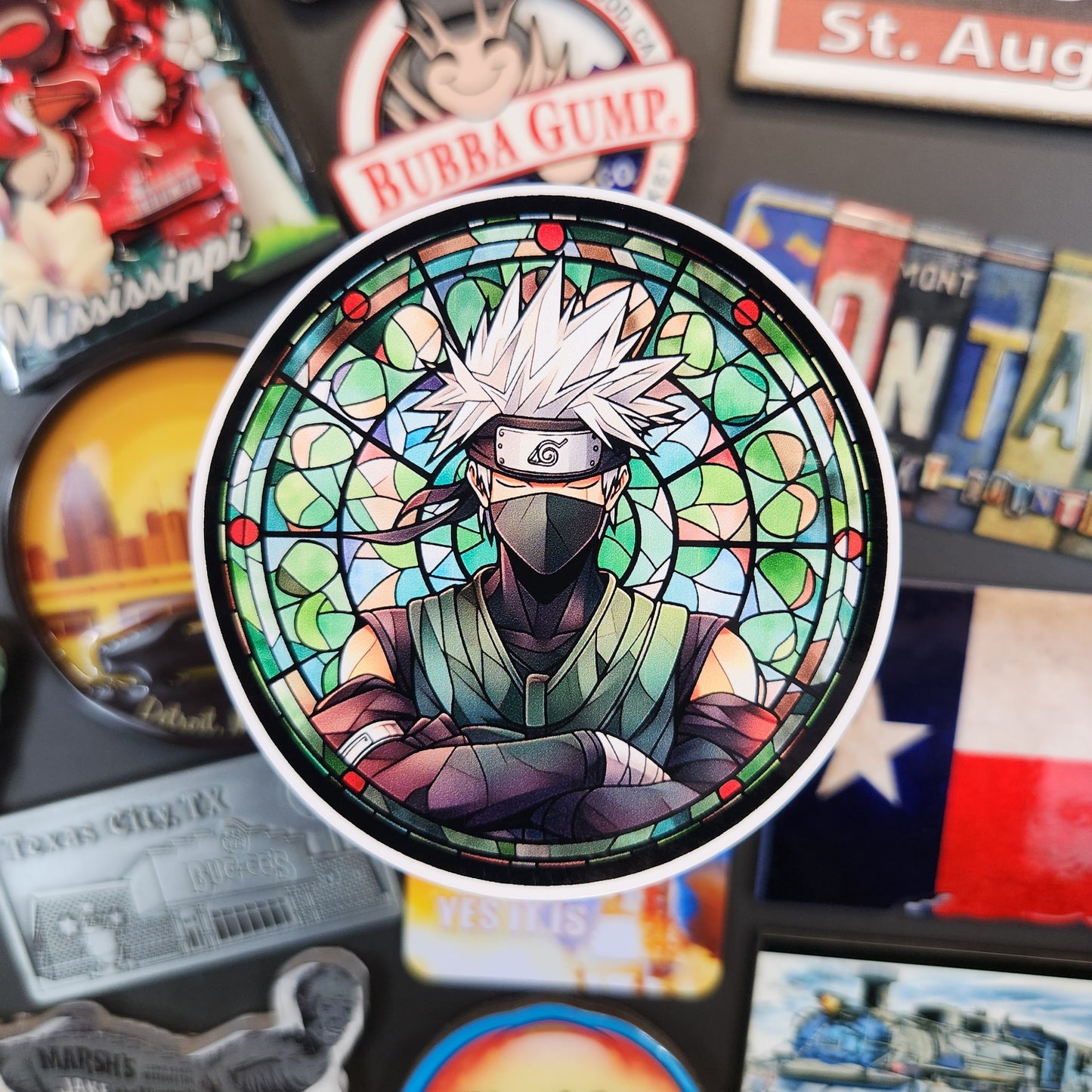 Sticker: Mosaic Anime (Naruto, Kakashi V1)