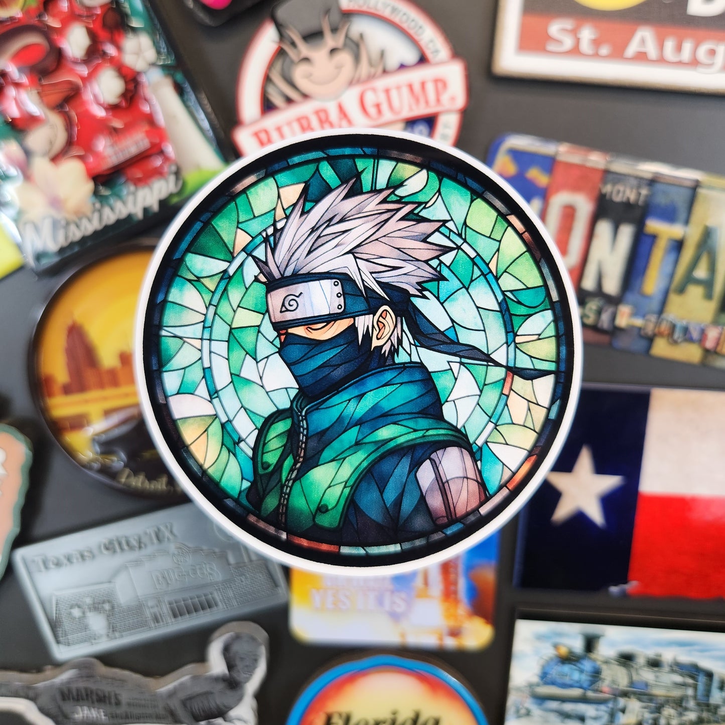 Sticker: Mosaic Anime (Naruto, Kakashi V2)