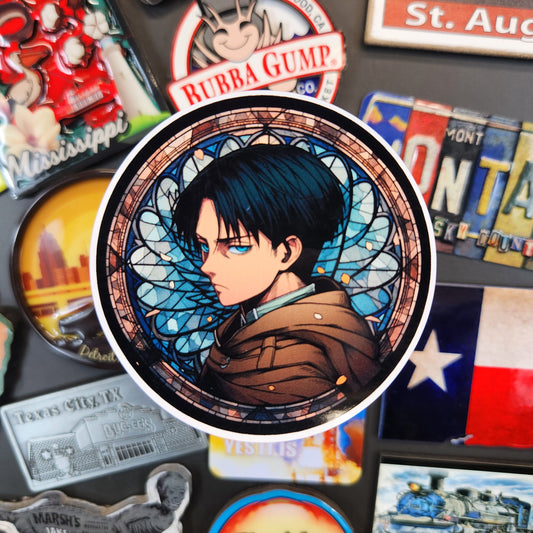 Sticker: Mosaic Anime (Attack on Titan, Levi)