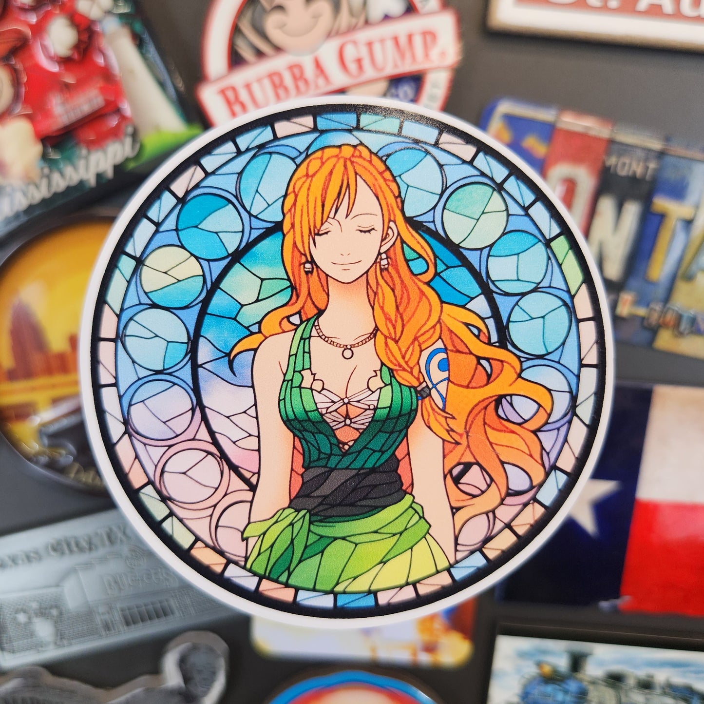 Sticker: Mosaic Anime (One Piece, Nami)