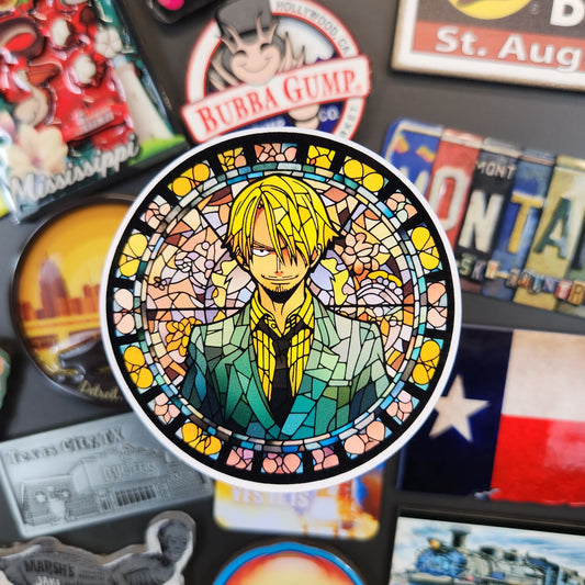 Sticker: Mosaic Anime (One Piece, Sanji)