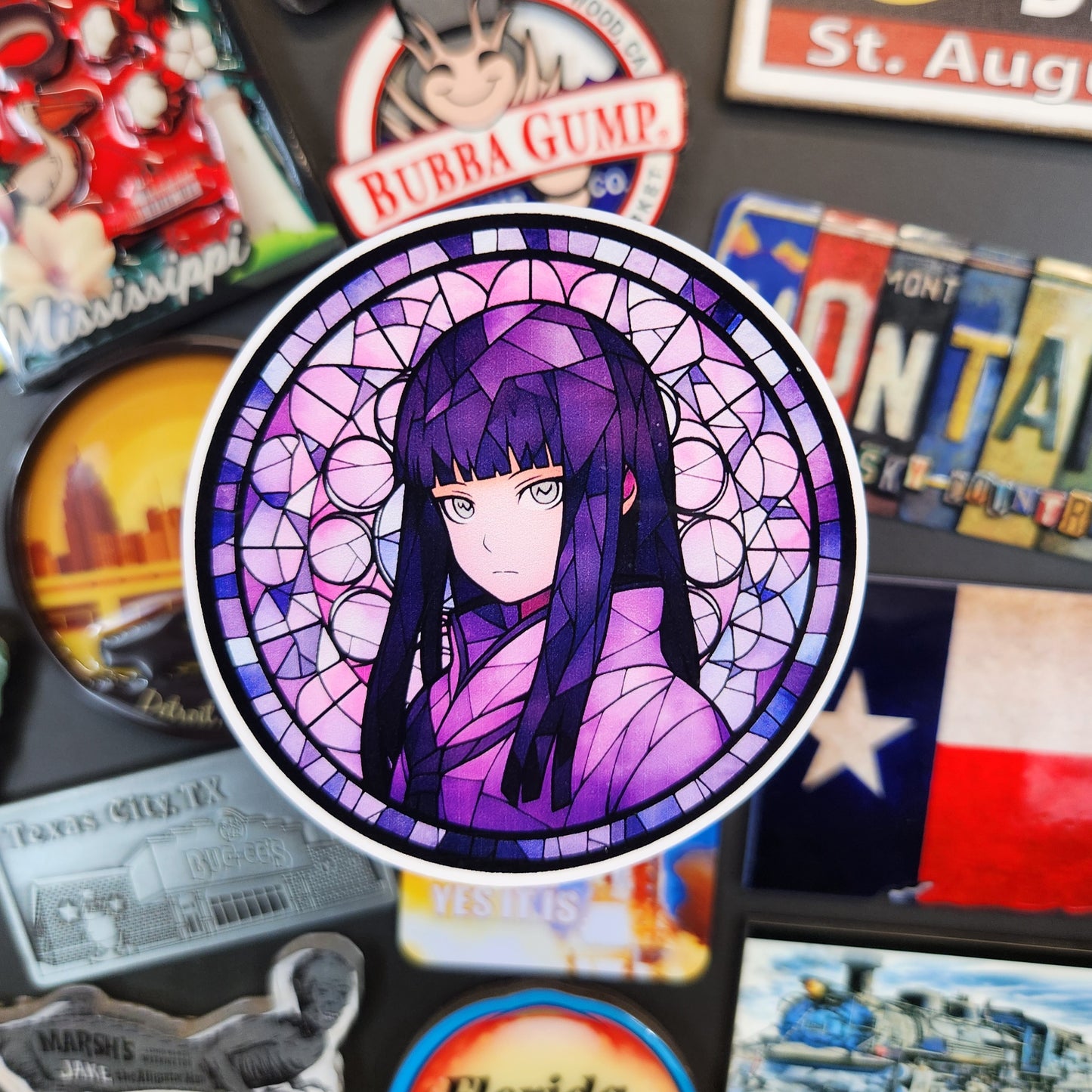 Sticker: Mosaic Anime (Naruto, Hinata)