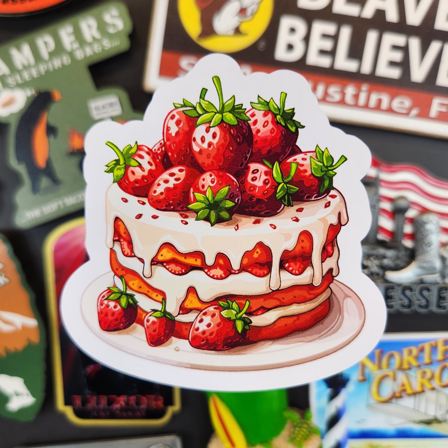 Sticker: Adorable (Strawberry Cheesecake)