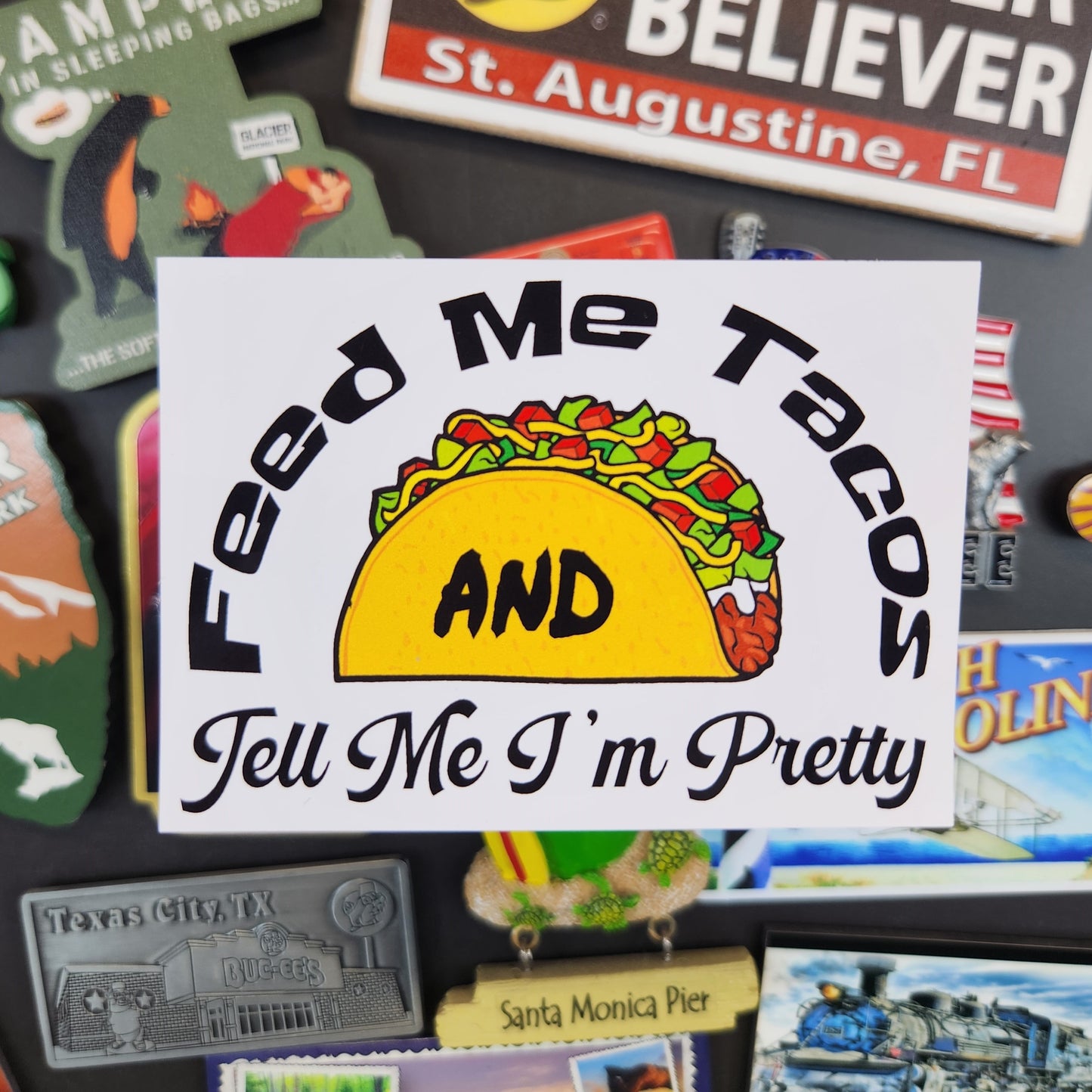 Sticker: Adorable (Feed Me Tacos and Tell Me You Love Me)